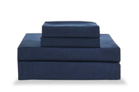 Ensemble de draps Ultra Advanced MasterguardMD 4 pièces pour très grand lit - bleu marine