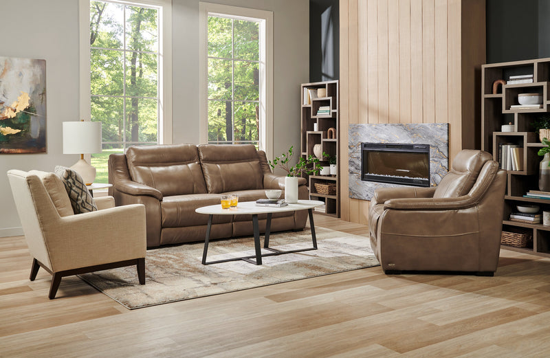 Table à café ovale moderne Nico de Kort & Co. de 51 po - pierre frittée blanche avec pattes en métal gris foncé