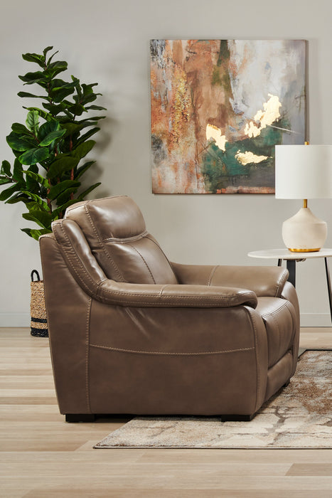 Table de bout ovale moderne Nico de Kort & Co. de 22 po - pierre frittée blanche avec pattes en métal gris foncé