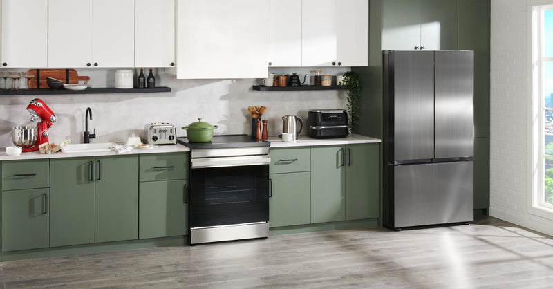 Cuisinière intelligente à induction encastrée Samsung de 6,3 pi³ - acier inoxydable - NSI6DG9100SRAC