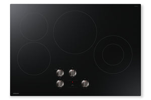 Surface de cuisson électrique Samsung de 30 po à 4 éléments avec commandes à boutons - noire - NZ30FG5332RKAA