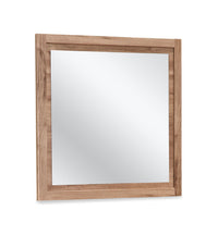  Miroir de commode de chambre à coucher Oakley, fabriqué au Canada - naturel