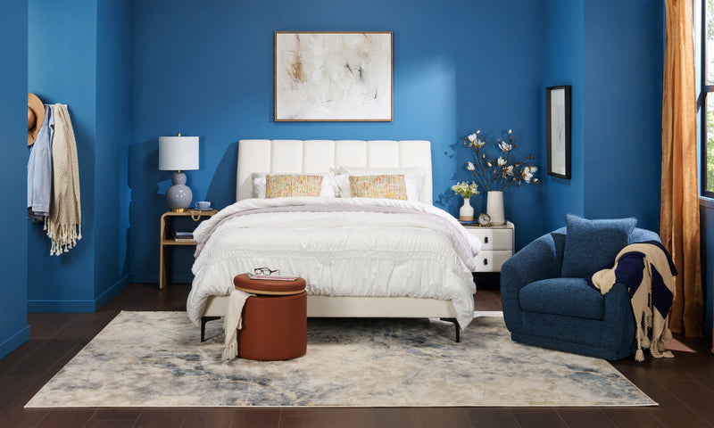 Table de nuit Odin de 18 po (l) x 25,75 po (H) avec tablette de rangement - naturelle