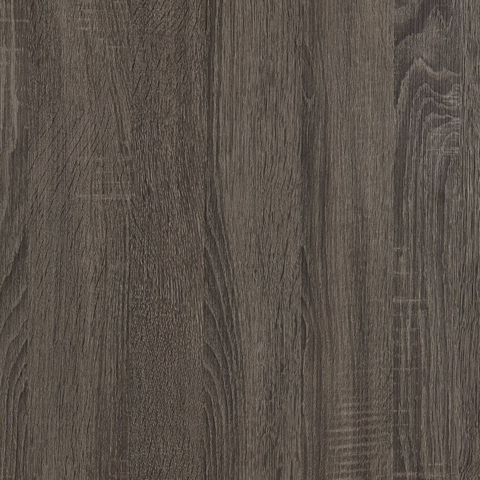 Bureau en coin pliable Oliver de 60 po avec rangement et ports USB - gris