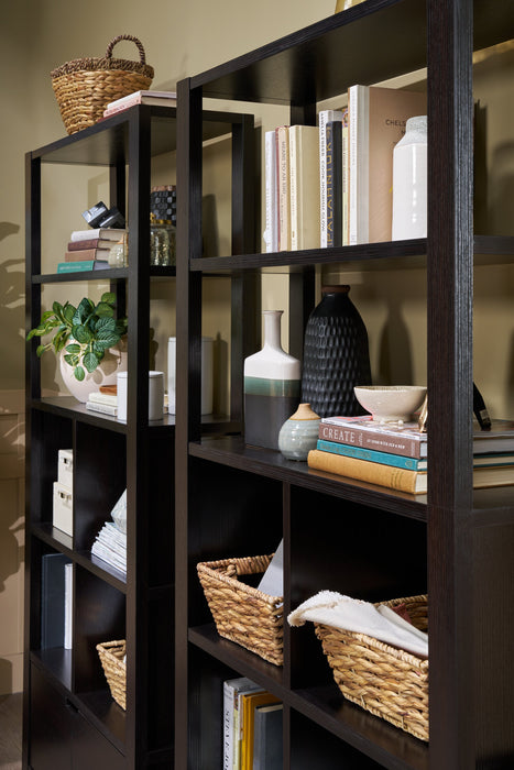 Bibliothèque Oscar Owen de 36 po avec tiroir et 6 tablettes - espresso