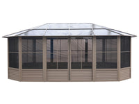 Gazebo Penguin Florence - Solarium 12x18 Toit de polycarbonate