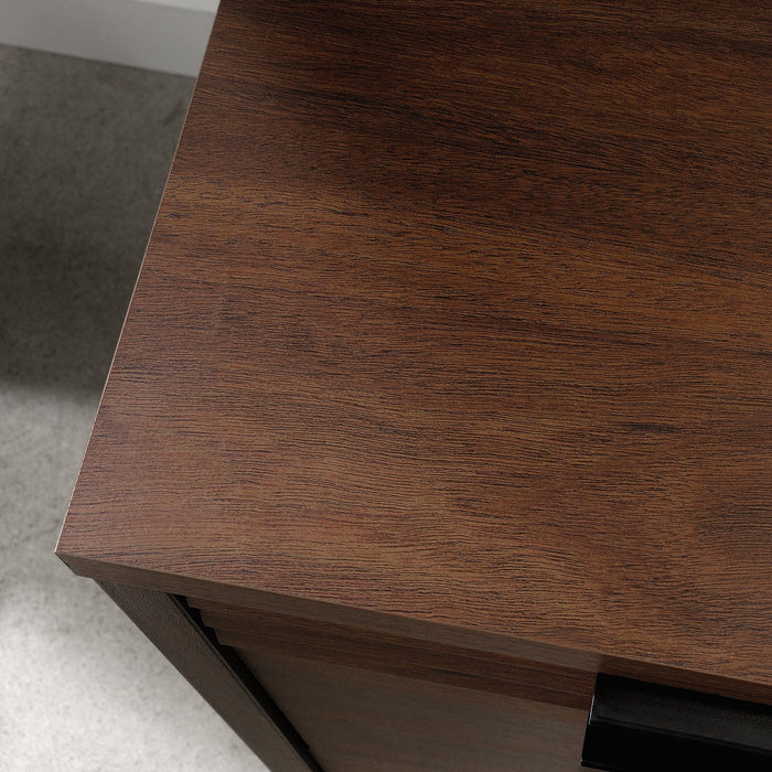 Bureau bahut Palo Alto de 59,13 po de qualité commerciale à 6 tiroirs - acajou