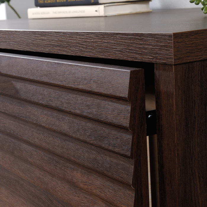 Classeur latéral Palo Alto de 30,95 po de qualité commerciale à 2 tiroirs - acajou
