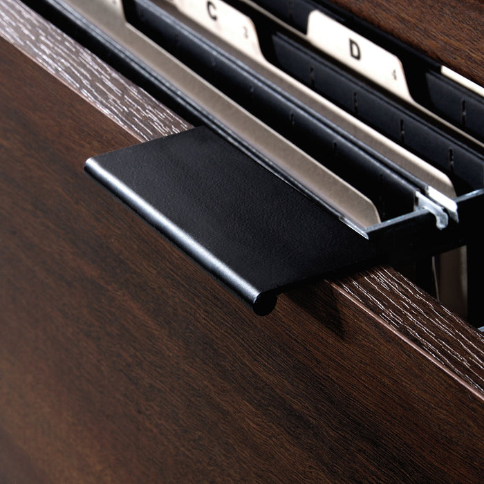 Classeur latéral Palo Alto de 30,95 po de qualité commerciale à 2 tiroirs - acajou