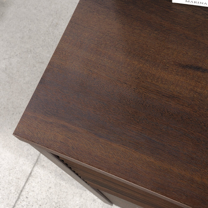 Classeur latéral Palo Alto de 30,95 po de qualité commerciale à 2 tiroirs - acajou