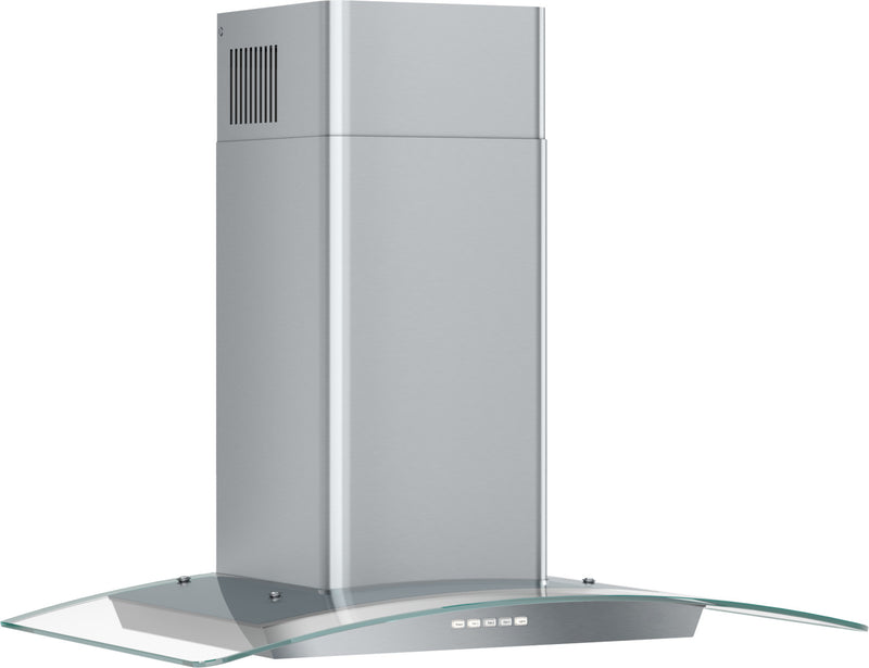 Hotte de cuisinière courbée Brisas par Zephyr de 30 po en verre - acier inoxydable - BMI-E30DG