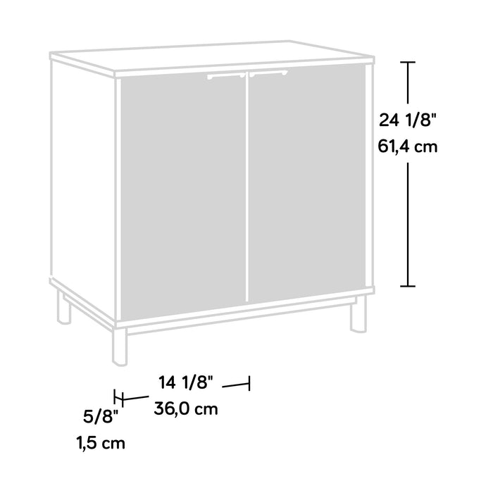 Trousse pour porte de bibliothèque Portage Park de 14,17 po de qualité commerciale - brun clair