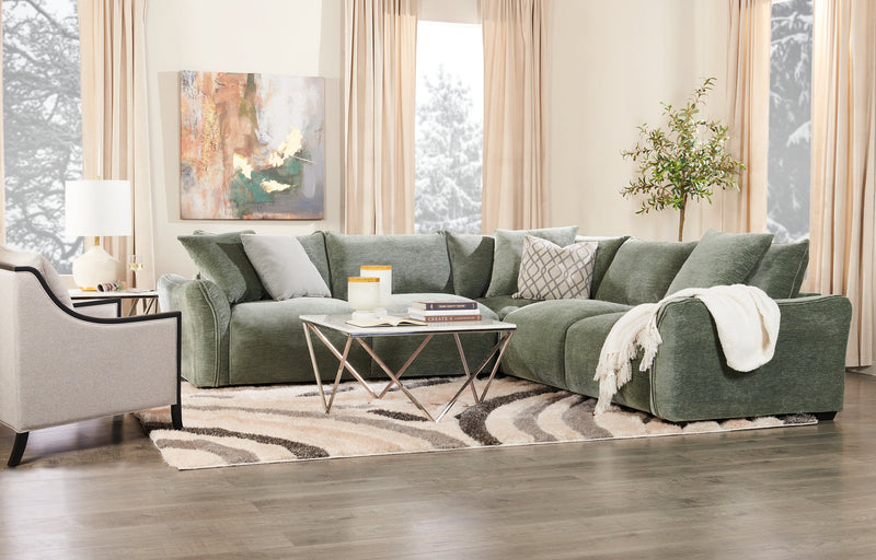 Fauteuil d’appoint Posh de 28,14 po en tissu avec coussins de dossier et de siège amovibles et pattes en bois - beige