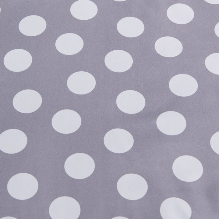 Ensemble d'édredon Portia 4 pièces pour lit double - gris