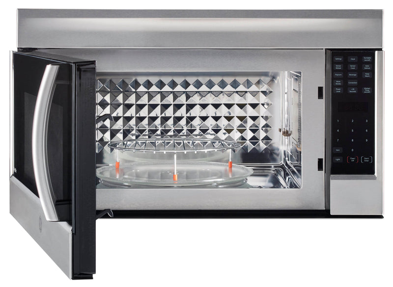 Four à micro-ondes à hotte intégrée Profile de 1,8 pi³ avec convection et 400 pi³/min - acier inoxydable - PVM1899SJC