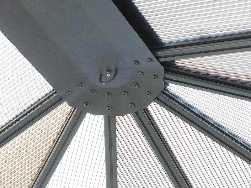 Gazebo Penguin Florence - Solarium 12x18 Toit de polycarbonate