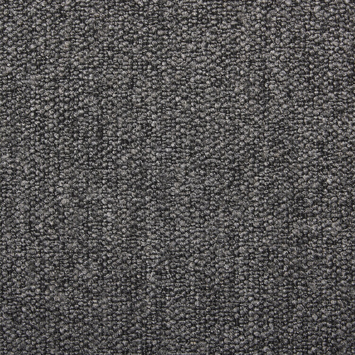 Lit plateforme rembourré Rain de Kort & Co. en tissu anthracite capitonné - format grand lit
