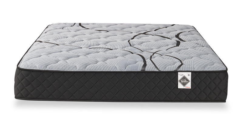 Matelas semi-ferme à plateau régulier dans une boîte Red Cedar de Springwall pour lit simple