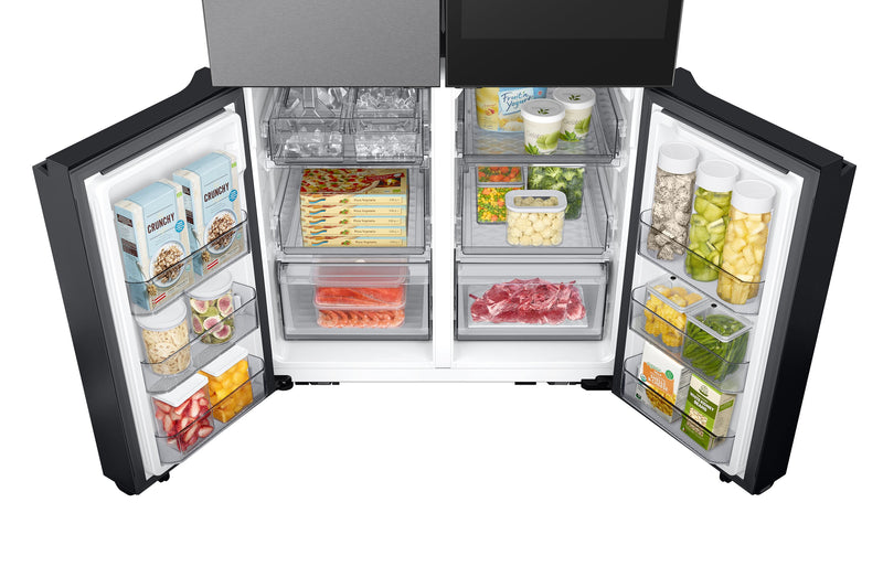 Réfrigérateur BESPOKE Samsung de 22,5 pi³ et de 36 po de profondeur comptoir à 4 portes FlexMC avec portail Family Hub+MC avec IA - acier inoxydable - RF23DB9900QDAC