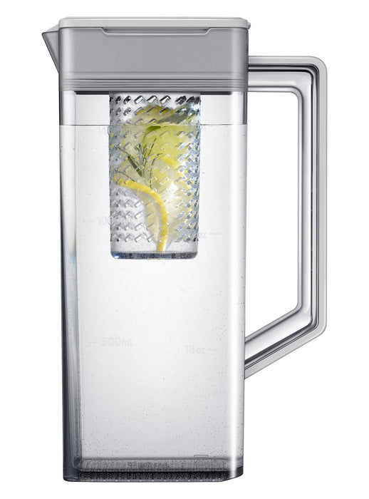 Réfrigérateur BESPOKE Samsung de 22,5 pi³ et de 36 po de profondeur comptoir à 4 portes FlexMC avec portail Family Hub+MC avec IA - acier inoxydable - RF23DB9900QDAC