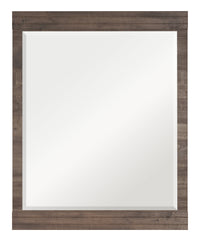  Miroir de commode de chambre à coucher Riley, fabriqué au Canada - gris