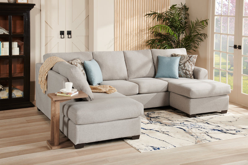 Carpette Rowann bleue - 5 pi 3 po x 7 pi 6 po