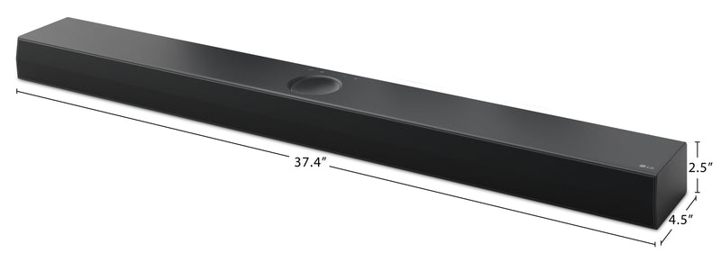 Barre de son LG à 5.1.1 canaux avec Bluetooth, Dolby AtmosMD, DTS:X, haut-parleurs arrière et caisson d’extrêmes graves sans fil (S70TR.ACANLLK)