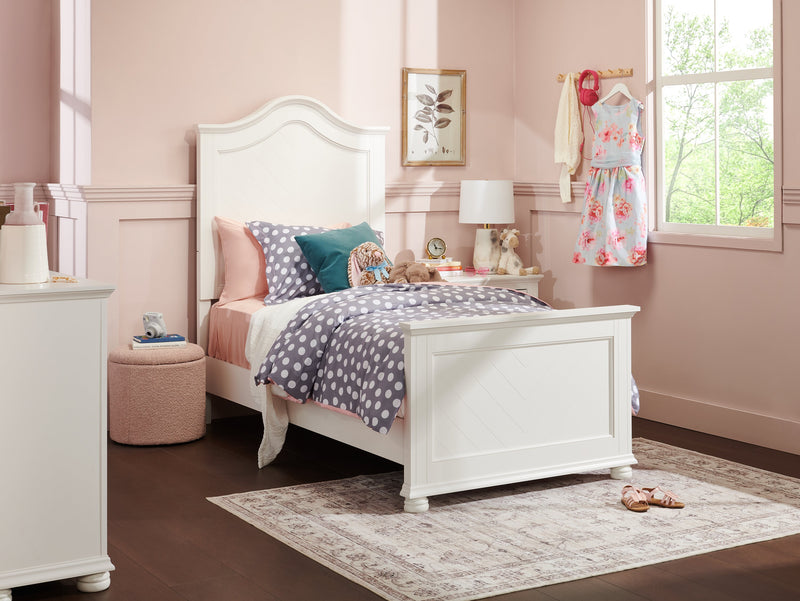 Pouf de rangement rond Saskatchewan de 14,75 po en tissu - rose