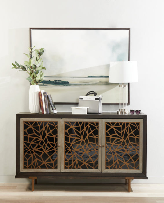 Paysage marin à l’acrylique - 38 po x 50 po 