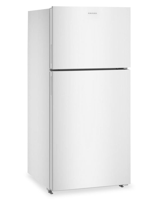 Réfrigérateur Amana de 19,3 pi3 et de 30 po à congélateur supérieur - blanc - ARTX2419SW