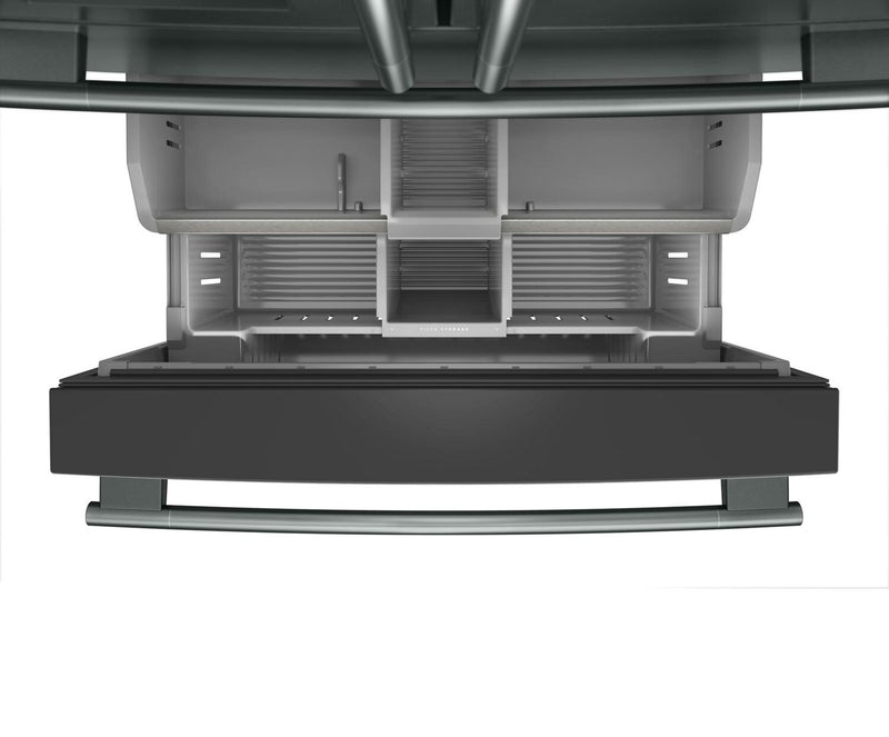 Réfrigérateur KitchenAid de 29 pi3 à portes françaises - genièvre - KRMF436SJP