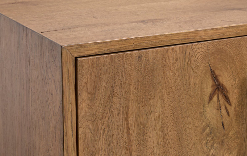 Desserte de salle à manger Henri de Scott Living de 60 po (L) en bois avec rangement - brune