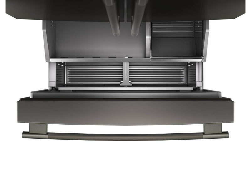 Réfrigérateur KitchenAid de 36 po et de 24 pi3 de profondeur comptoir à portes françaises - minerai noir - KRFC236SBE