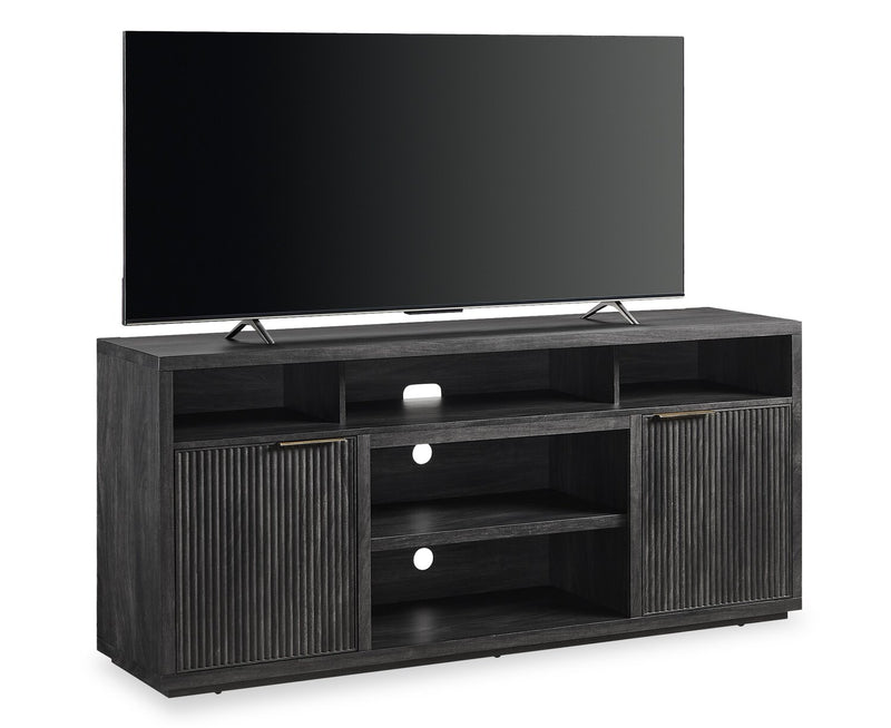 Meuble pour téléviseur Brenner de 64 po avec rangement et système de gestion des câbles pour téléviseurs jusqu’à 60 po - anthracite