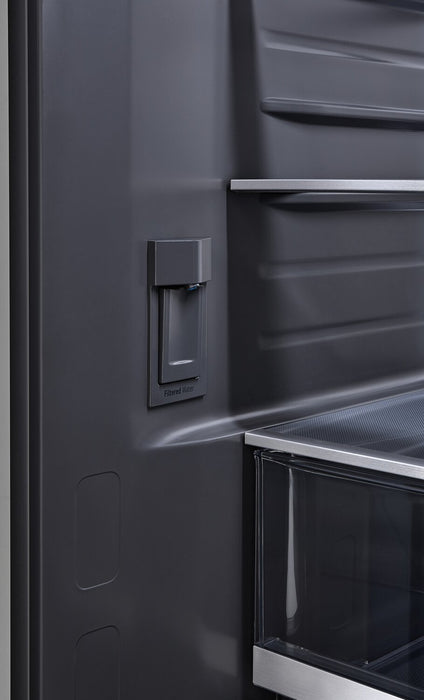 Réfrigérateur intelligent LG Studio de 27 pi3 et de 36 po de profondeur comptoir MAXMCà portes françaises - essence blanche - SRFB27W3