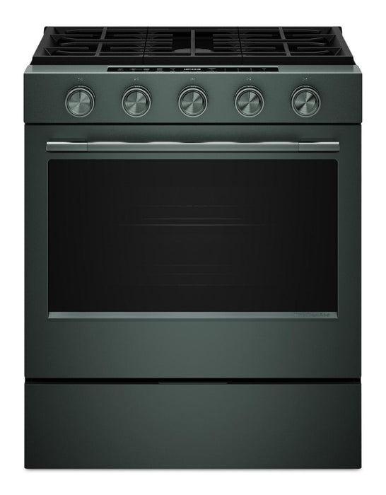 Cuisinière à gaz encastrée KitchenAid de 5,0 pi³ et de 30 po avec modes à convection - genièvre - KSGS530SJP