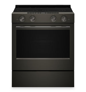 Cuisinière électrique KitchenAid de 5,3 pi³ et de 30 po - minerai noir - YKSES530SBE 