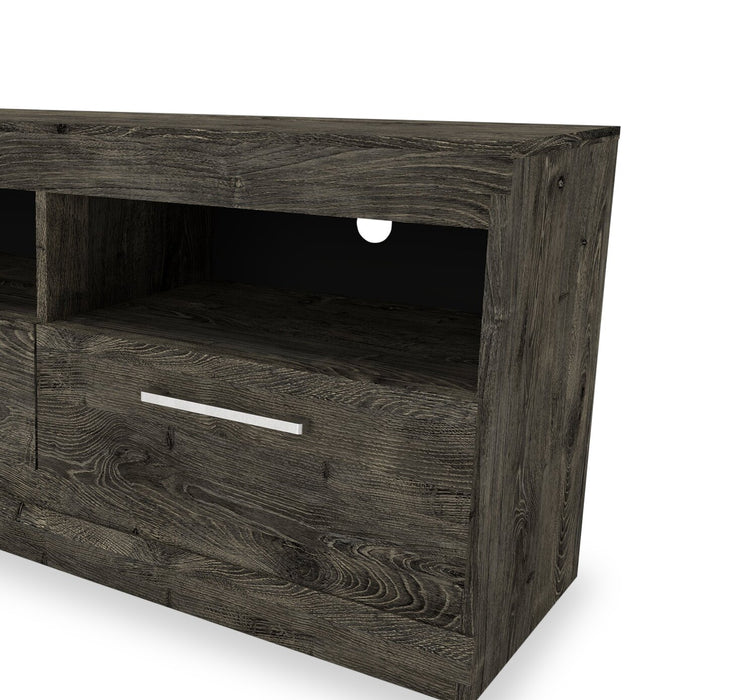 Meuble pour téléviseur Camden de 65 po avec rangement et système de gestion des câbles pour téléviseurs jusqu’à 70 po - chêne albâtre