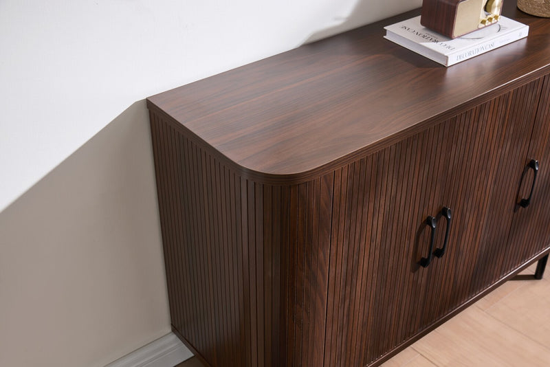 Armoire décorative Carlene de 47 po - noyer foncé 