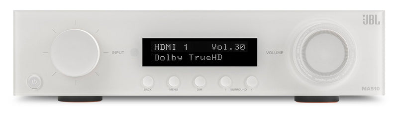 Récepteur AV à 5.2 canaux JBL MA510 8K - blanc (JBLMA510WHTAM)