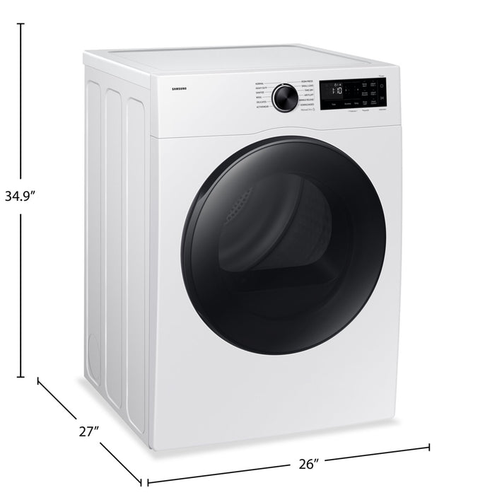 Sécheuse électrique compacte Samsung de 4,0 pi3 avec séchage ventilé - DV25FG50BVBEAC