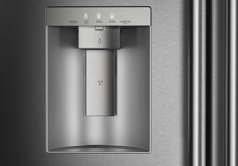 Réfrigérateur KitchenAid de 30 pi³ à portes françaises - acier inoxydable avec fini PrintShieldMC - KRFF436SPS