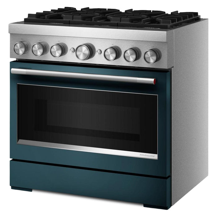 Cuisinière hybride KitchenAid de 5,1 pi3 avec friture à air sans préchauffage - agave - KFDS936SAG