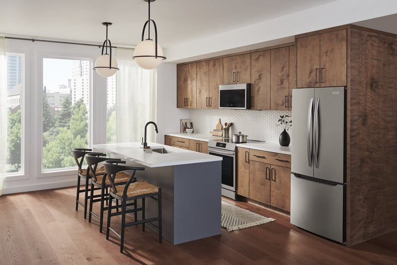 Réfrigérateur Frigidaire Gallery de 20 pi³ et de 30 po de profondeur standard à portes françaises - acier inoxydable Smudge-ProofMD - GRFN2023AF