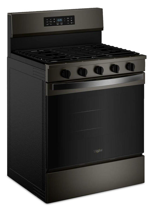 Cuisinière à gaz Whirlpool de 5,0 pi3 avec cuisson à air – noir sur acier inoxydable - WFGS5730SV