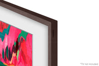  Cadre décoratif personnalisable pour téléviseur The Frame Pro de 75 po de Samsung - brun moderne