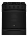 Cuisinière à gaz Whirlpool de 5 pi³ et de 30 po avec cuisson à air - noire - WSGS5030SB