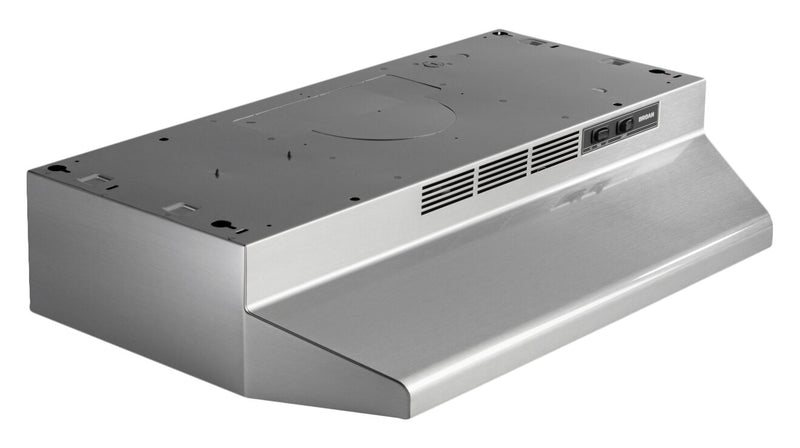 Hotte de cuisinière sous l'armoire Broan de série BU2 de 30 po - acier inoxydable - BU230SF \t