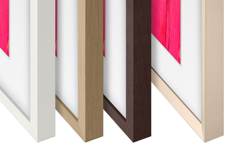Cadre décoratif personnalisable pour téléviseur The Frame Pro de 85 po de Samsung - brun moderne