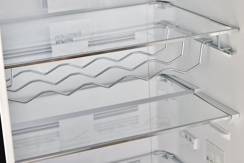 Réfrigérateur Classic Rétro par Unique de 24 po et de 12 pi3 à congélateur inférieur - noir minuit - UGP-340L B AC